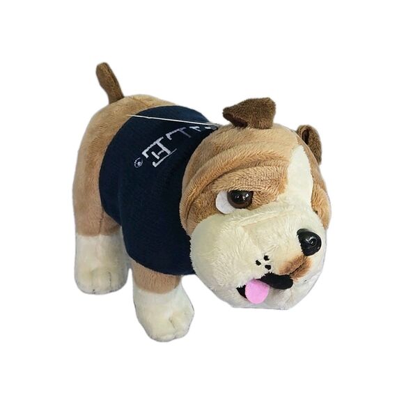YALE Bulldog Mascot Plush Dog w/ TAG Collegiate T Shirt College Custom Licensed - Picture 1 of 8
